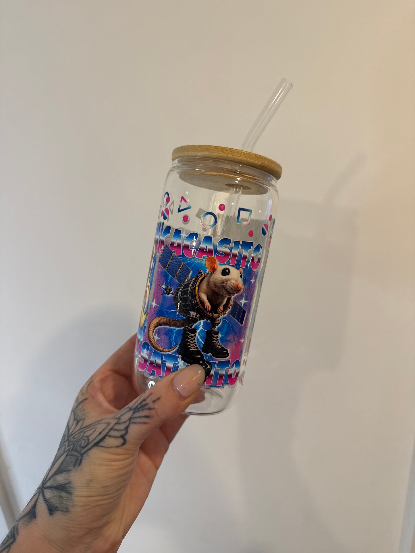 Brain Rot - 16oz Glass Tumbler