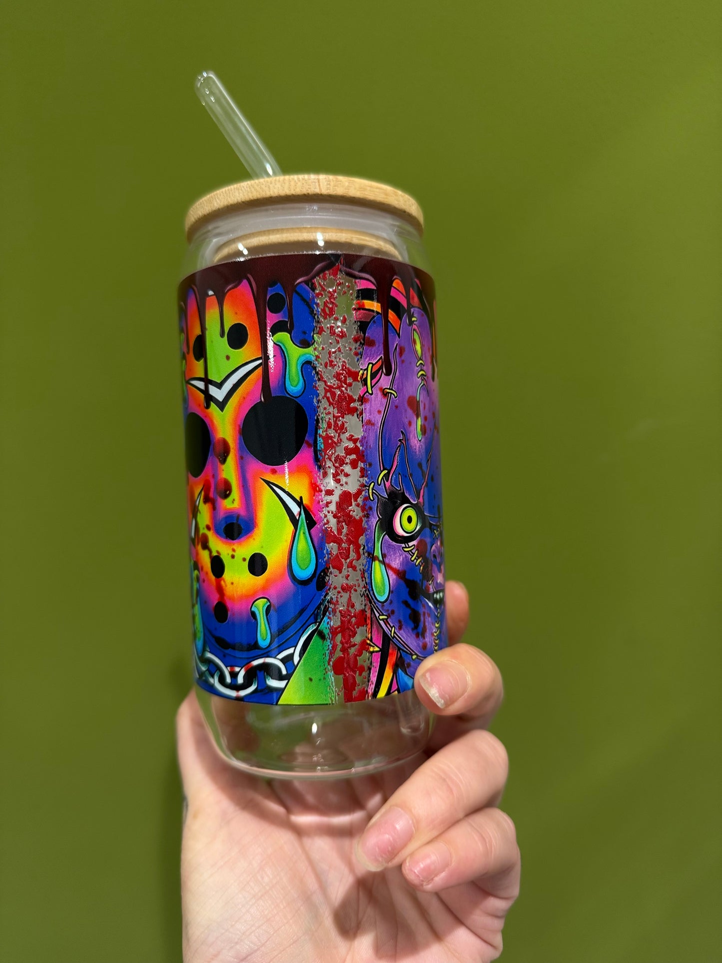 Horror - 16oz Glass Tumbler