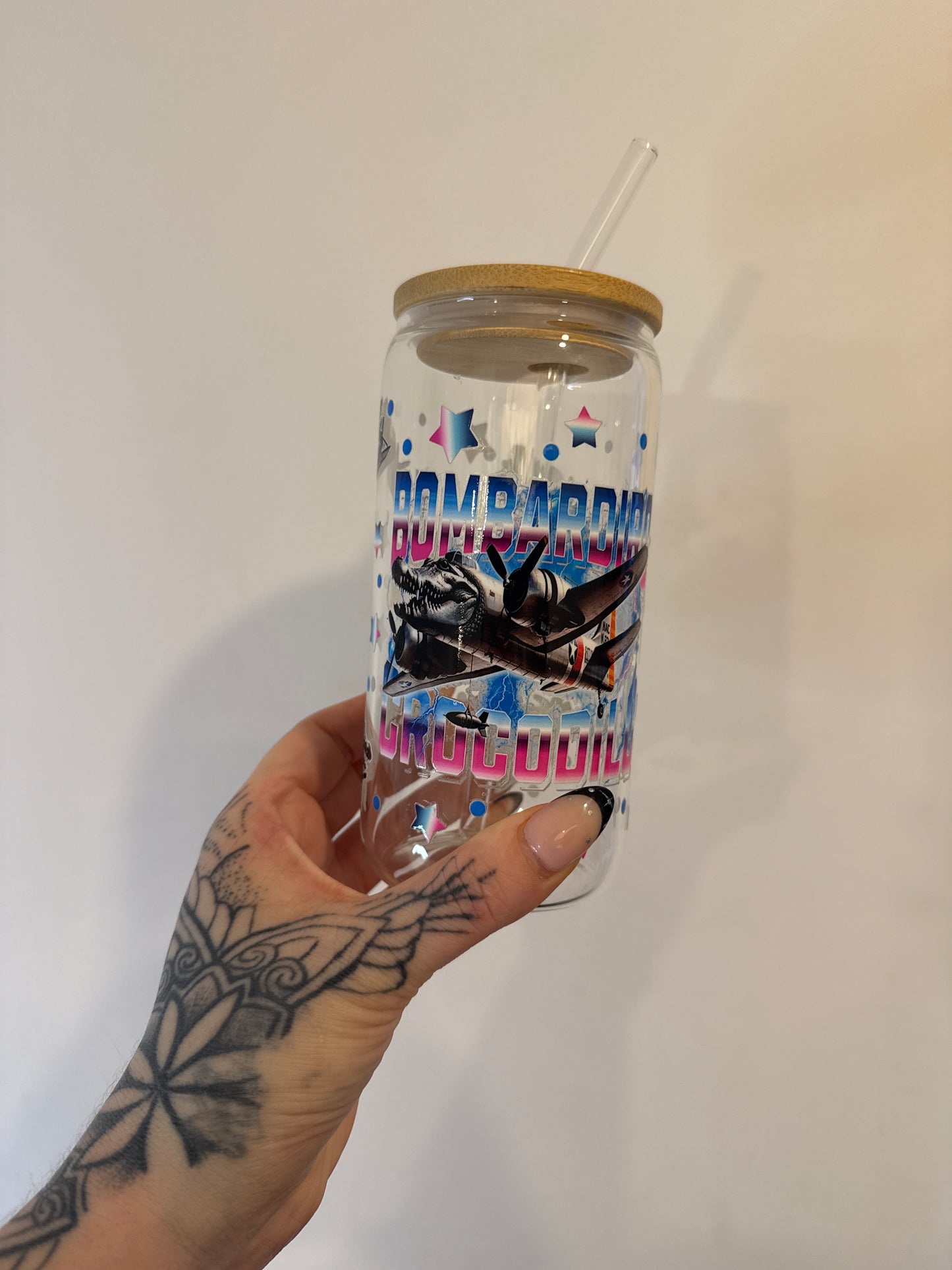 Brain Rot - 16oz Glass Tumbler
