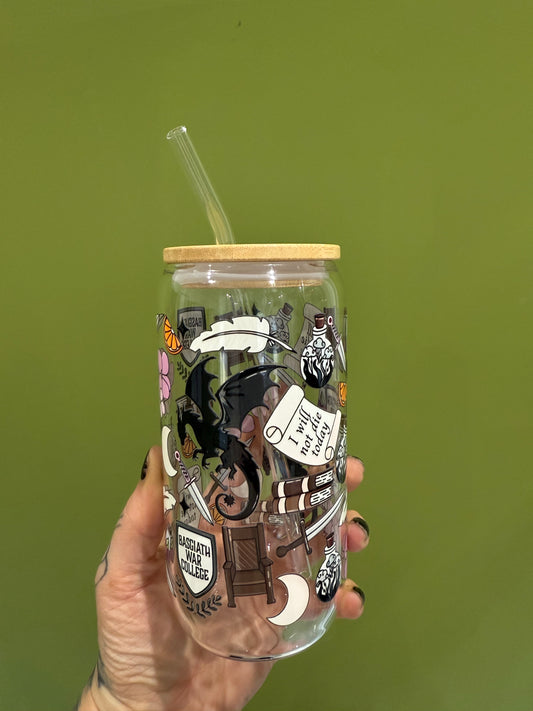 Forth Wing- 16oz Glass Tumbler