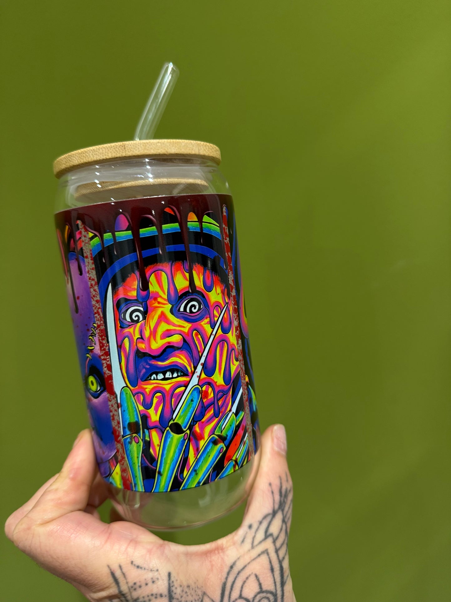 Horror - 16oz Glass Tumbler