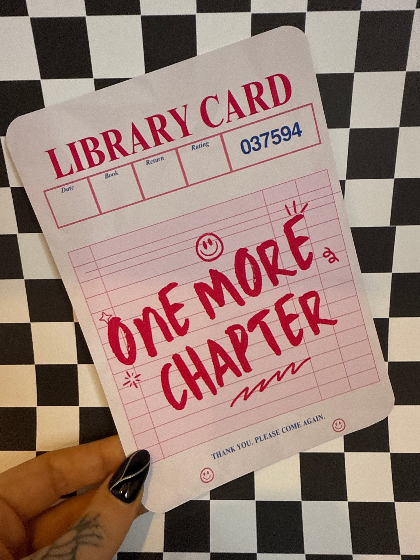 One More Chapter - Kindle Insert