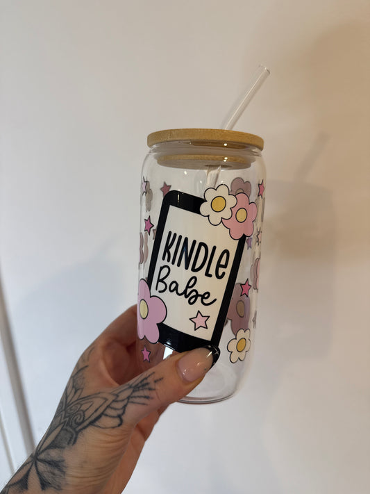 Kindle Babe - 16oz Glass Tumbler