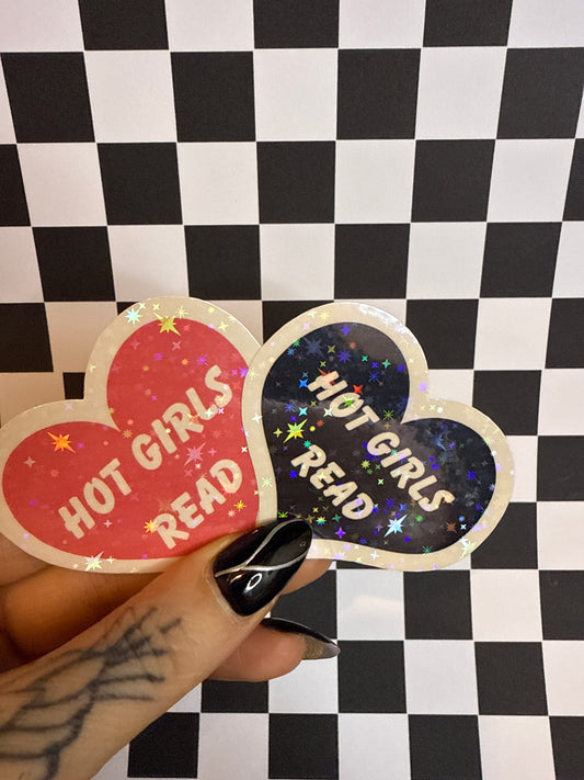 Hot Girls Read - Sticker
