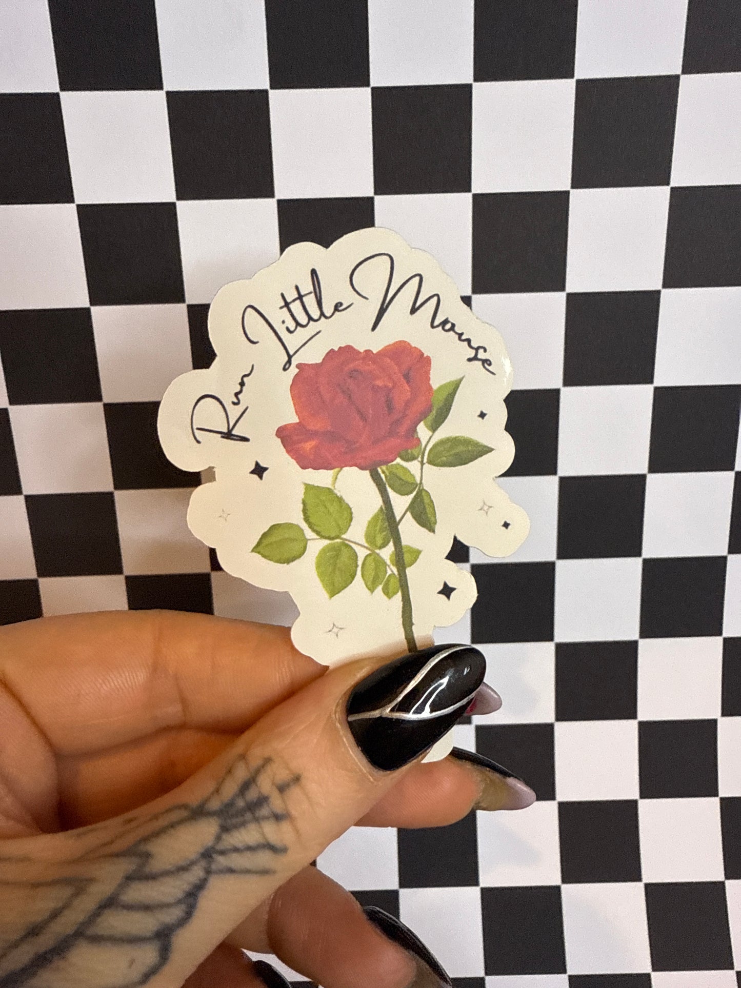 Run Little Mouse - Sticker