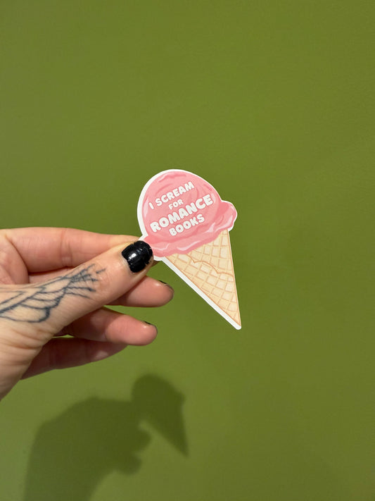I Scream for Romance - Sticker