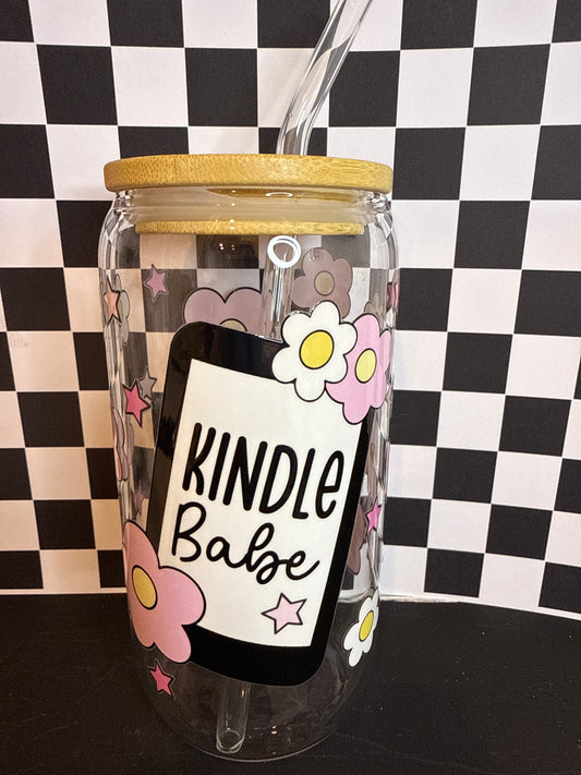 Kindle Babe - 16oz Glass Tumbler