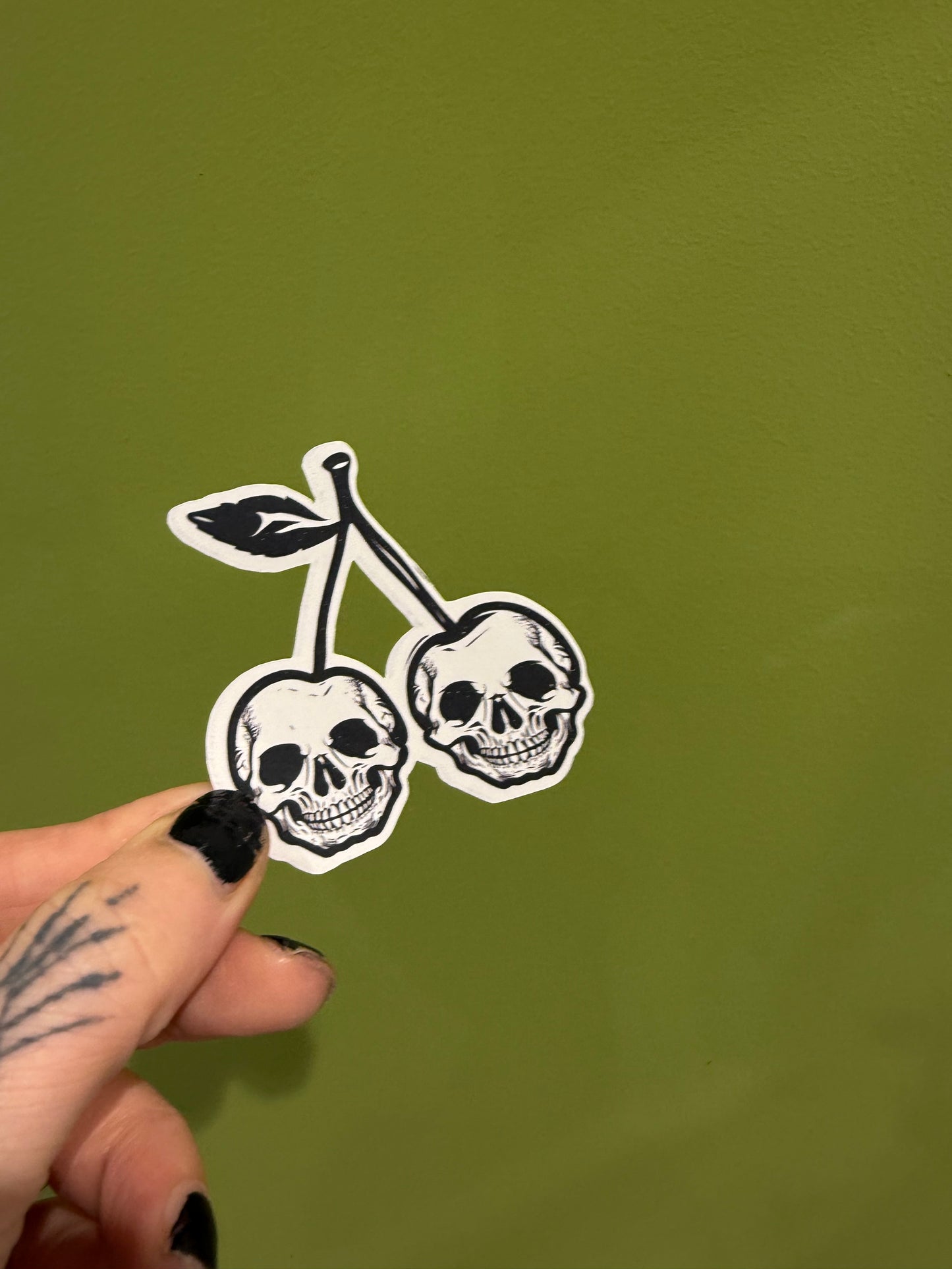 Skull Cherries - Sticker