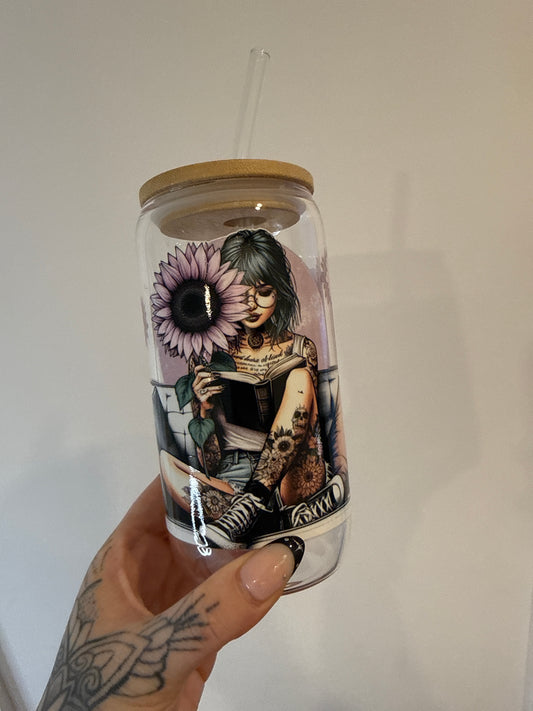 Spread Those Pages - 16oz Glass Tumbler