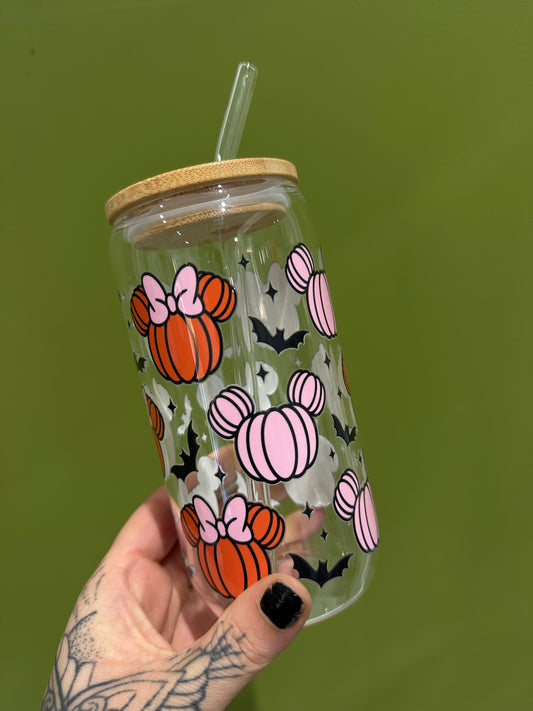 Pumpkins - 16oz Glass Tumbler
