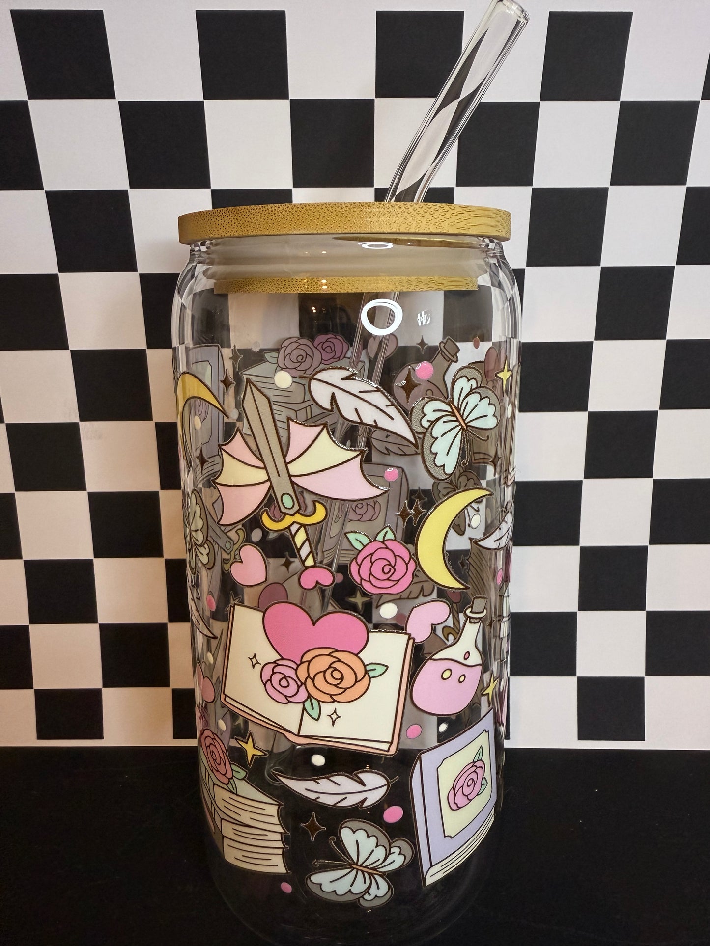 Romantasy - 16oz Glass Tumbler