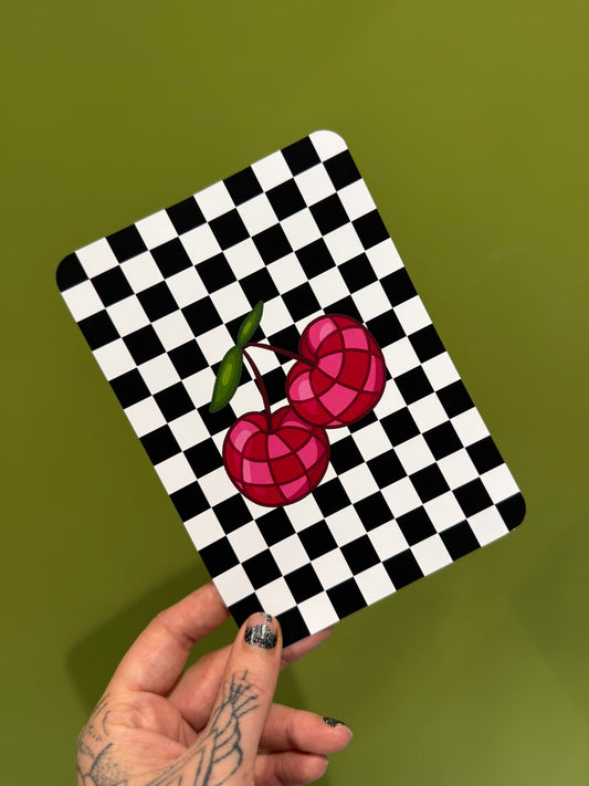 Checkered Cherries - Kindle Insert